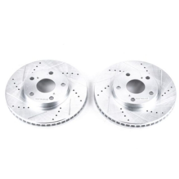 Picture of Power Stop 92-01 Lexus ES300 Front Evolution Drilled & Slotted Rotors - Pair