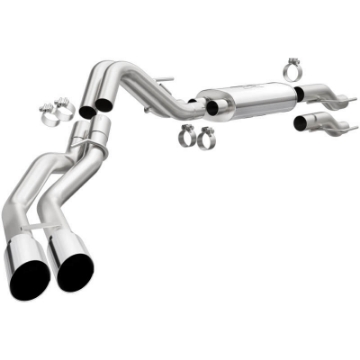 Picture of Magnaflow 15-21 Ford F-150 Street Series Cat-Back Performance Exhaust System- SS Polished Rear Exit