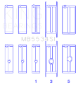 Picture of King Engine Bearings Chrysler-Jeep 318ci Size 010 Main Bearing Set