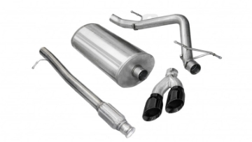 Picture of Corsa 2010-2013 Chevrolet Silverado Crew Cab-Short Bed 1500 4-8L V8 Black Sport Cat-Back Exhaust