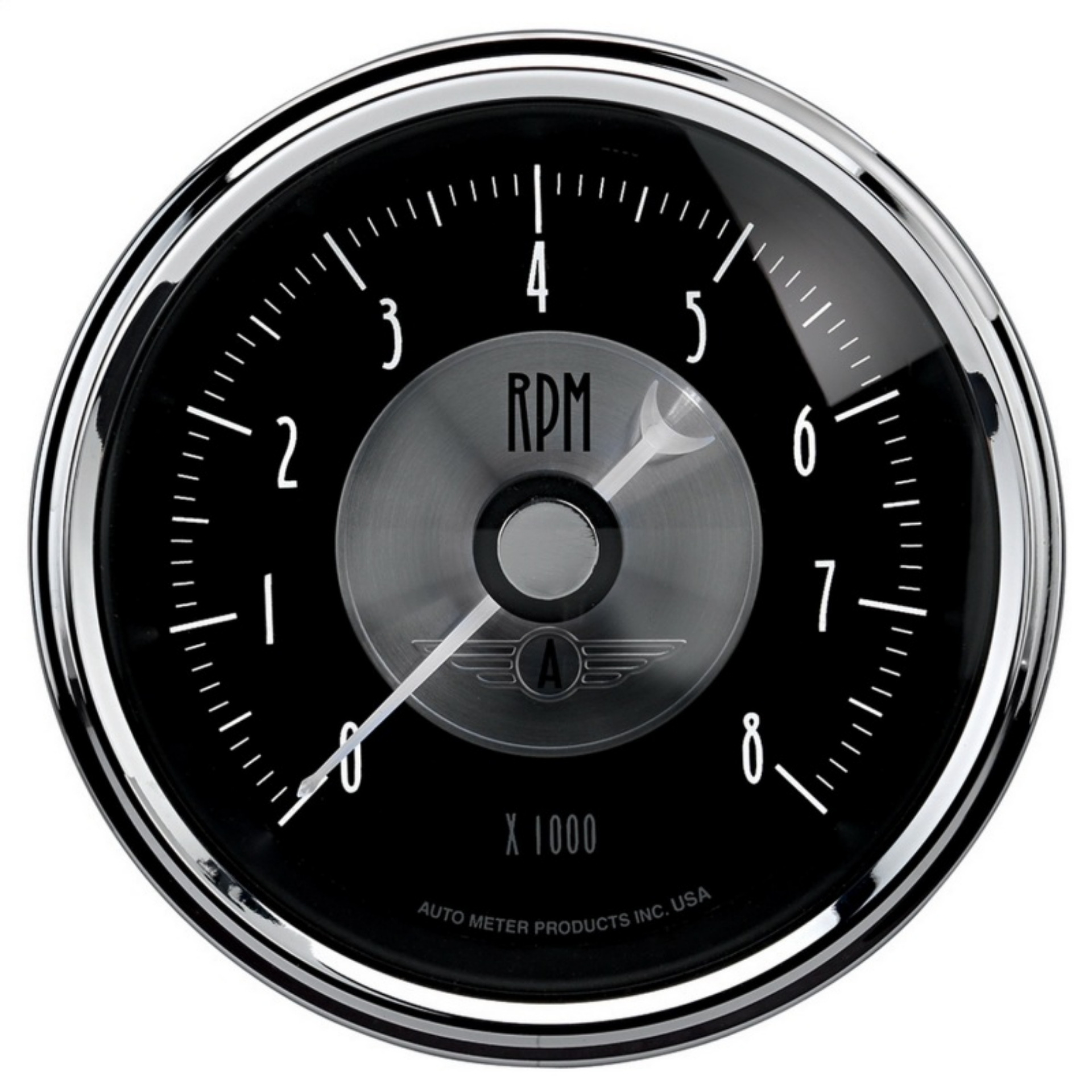 Picture of Autometer Prestige Series Black 3-3-8in 8000RPM Tachometer Gauge