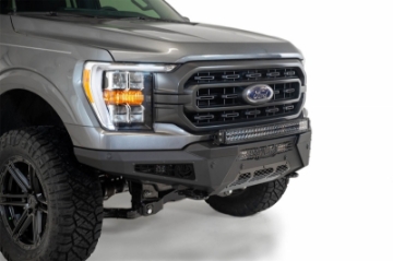 Picture of Addictive Desert Designs 2021 Ford F-150 HoneyBadger Front Bumper w- Top Hoop