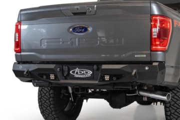Picture of Addictive Desert Designs 2021 Ford F-150 Stealth Fighter Rear Bumper w- Back up Sensors