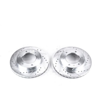 Picture of Power Stop 2002 Honda Passport Front Evolution Drilled & Slotted Rotors - Pair