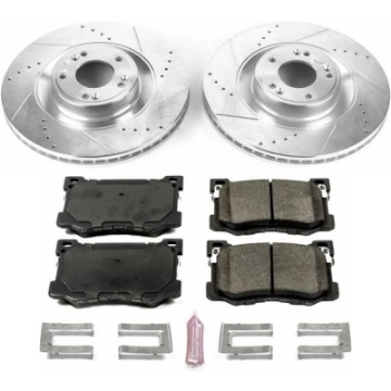 Picture of Power Stop 15-16 Hyundai Genesis Front Z23 Evolution Sport Brake Kit