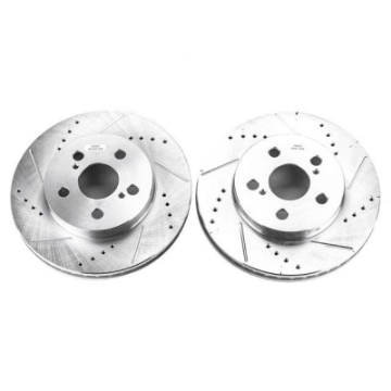 Picture of Power Stop 16-19 Toyota Prius Front Evolution Drilled & Slotted Rotors - Pair