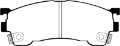 Picture of EBC 93-97 Ford Probe 2-0 16v Redstuff Front Brake Pads