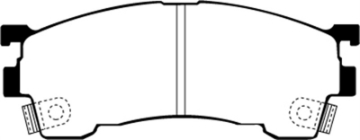 Picture of EBC 93-97 Ford Probe 2-0 16v Ultimax2 Front Brake Pads