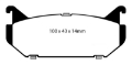 Picture of EBC 93-97 Ford Probe 2-0 16v Yellowstuff Rear Brake Pads