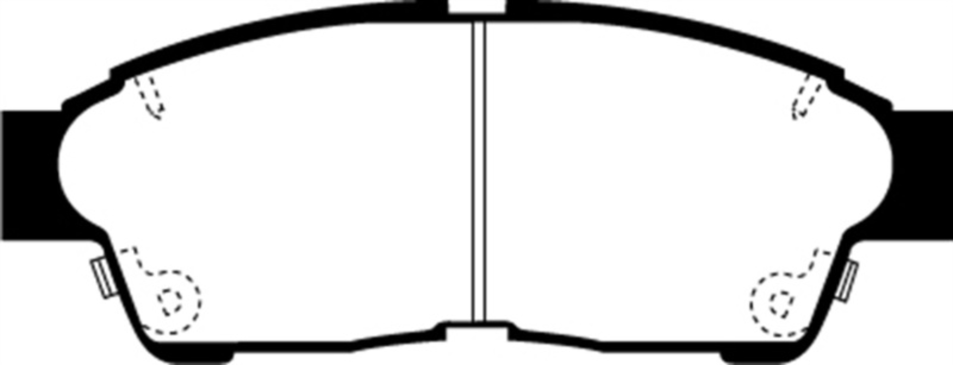 Picture of EBC 93-97 Geo Prizm 1-6 Greenstuff Front Brake Pads