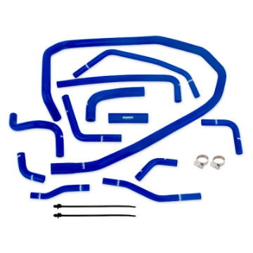 Picture of Mishimoto 2015 Subaru WRX Blue Silicone Radiator Coolant Ancillary Hoses Kit