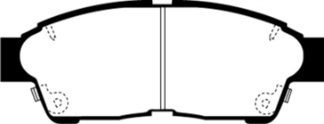Picture of EBC 93-97 Geo Prizm 1-6 Ultimax2 Front Brake Pads