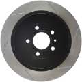 Picture of StopTech Premium High Carbon 13-14 Ford Mustang-Shelby GT500 Left Rear Disc Slotted Brake Rotor