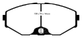 Picture of EBC 93-97 Infiniti J30 3-0 Redstuff Front Brake Pads