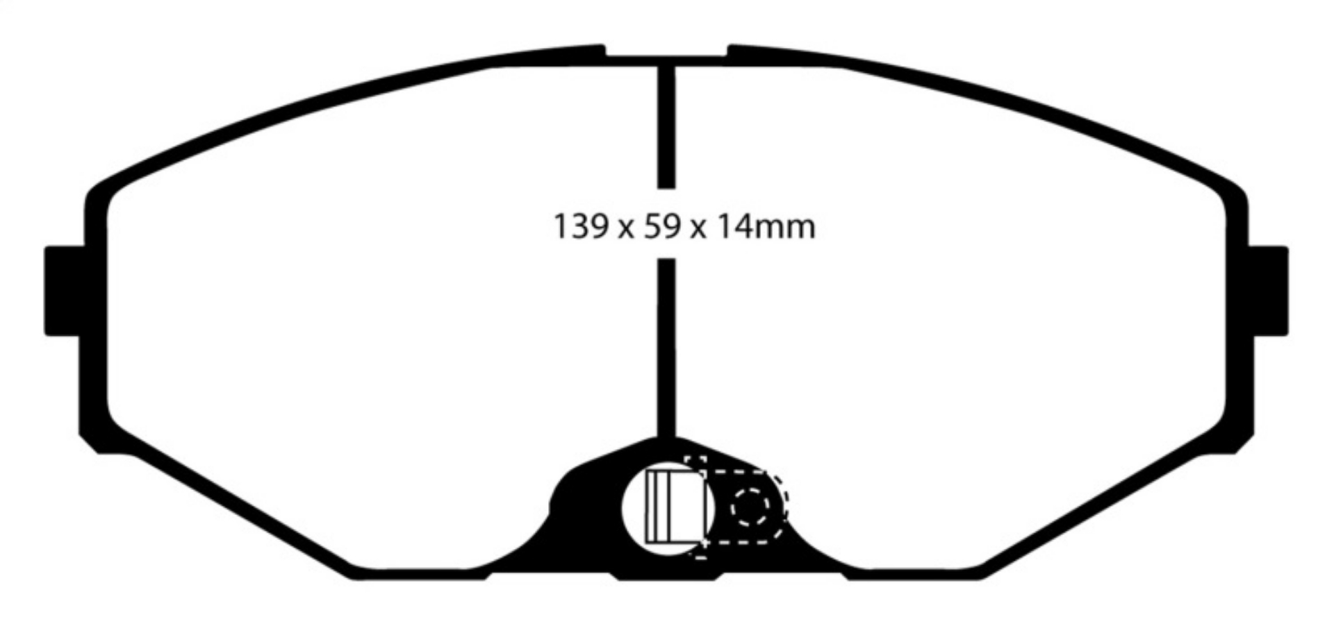 Picture of EBC 93-97 Infiniti J30 3-0 Redstuff Front Brake Pads