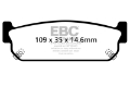 Picture of EBC 93-97 Infiniti J30 3-0 Redstuff Rear Brake Pads