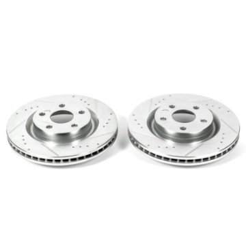 Picture of Power Stop 08-09 Pontiac G8 Front Evolution Drilled & Slotted Rotors - Pair