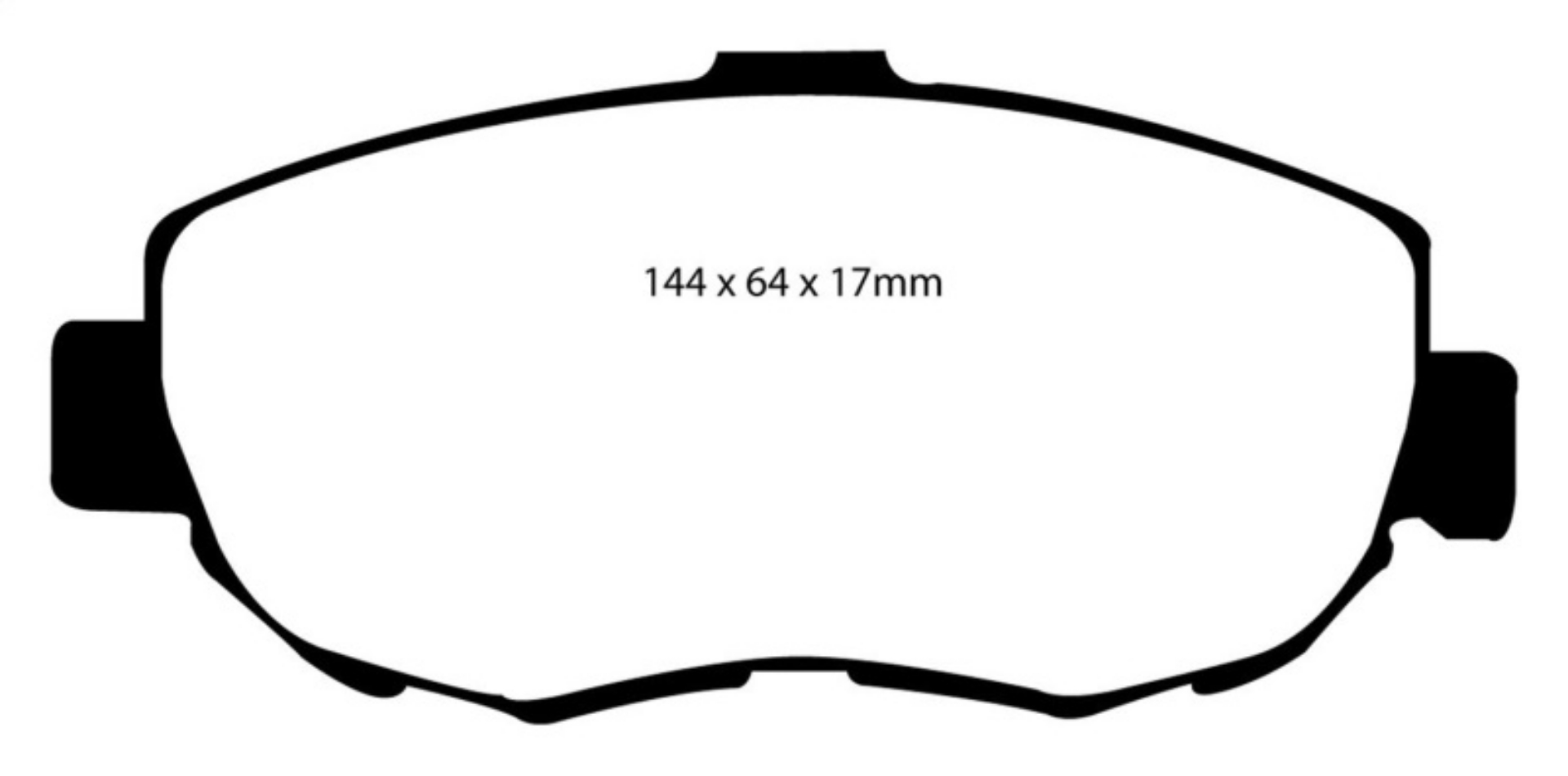 Picture of EBC 93-97 Lexus GS300 3-0 Yellowstuff Front Brake Pads