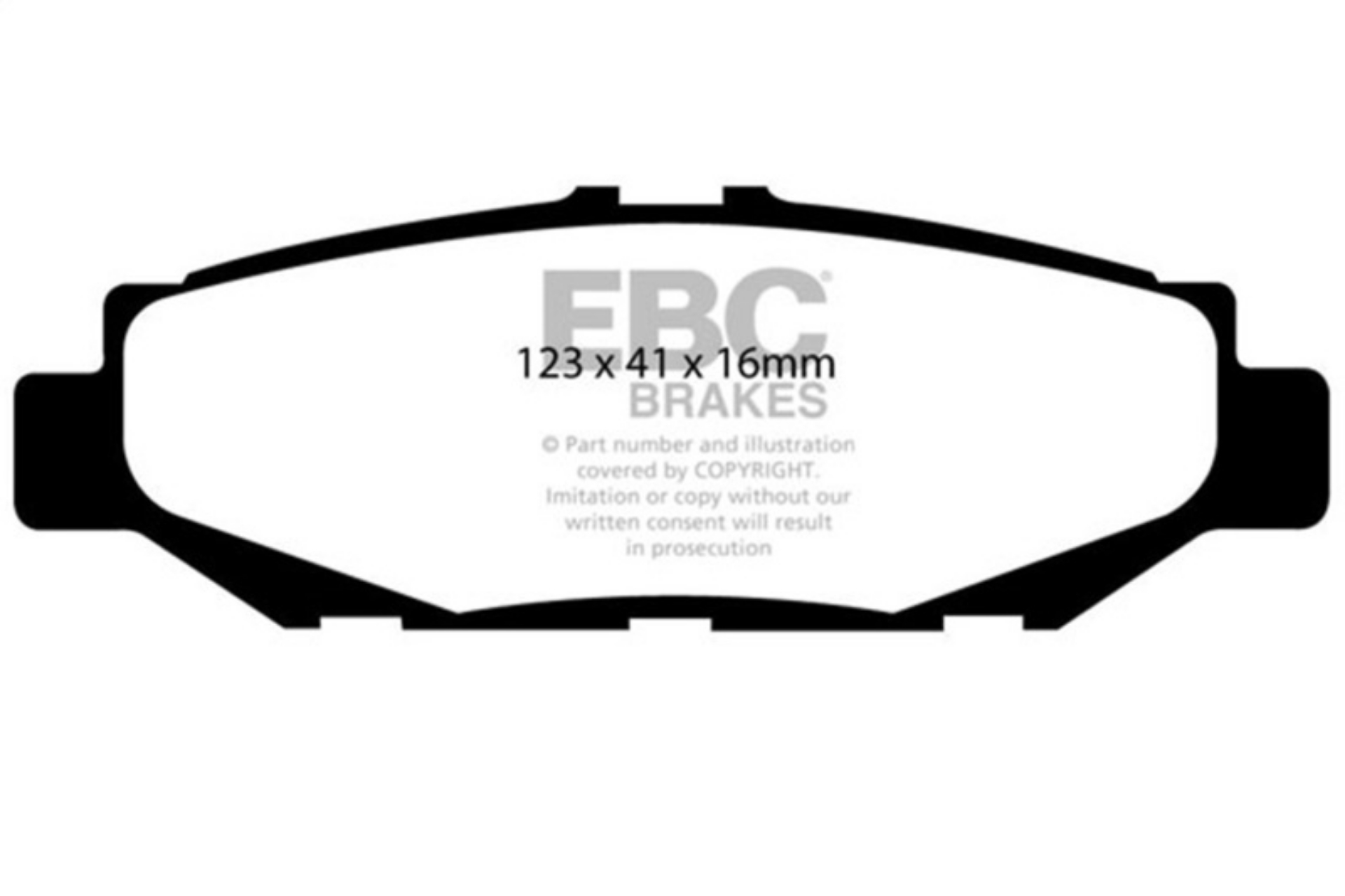 Picture of EBC 93-97 Lexus GS300 3-0 Yellowstuff Rear Brake Pads