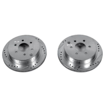 Picture of Power Stop 05-19 Nissan Frontier Rear Evolution Drilled & Slotted Rotors - Pair