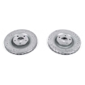 Picture of Power Stop 06-13 Chevrolet Corvette Front Evolution Drilled & Slotted Rotors - Pair