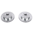 Picture of Power Stop 03-04 Dodge Dakota Front Evolution Drilled & Slotted Rotors - Pair