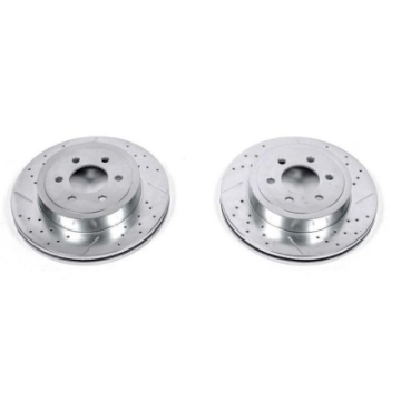 Picture of Power Stop 03-04 Dodge Dakota Front Evolution Drilled & Slotted Rotors - Pair