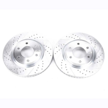 Picture of Power Stop 08-10 Infiniti QX56 Front Evolution Drilled & Slotted Rotors - Pair