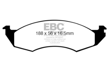 Picture of EBC 93-98 Mercury Villager 3-0 Greenstuff Front Brake Pads