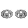 Picture of Power Stop 13-18 Ford C-Max Rear Evolution Drilled & Slotted Rotors - Pair