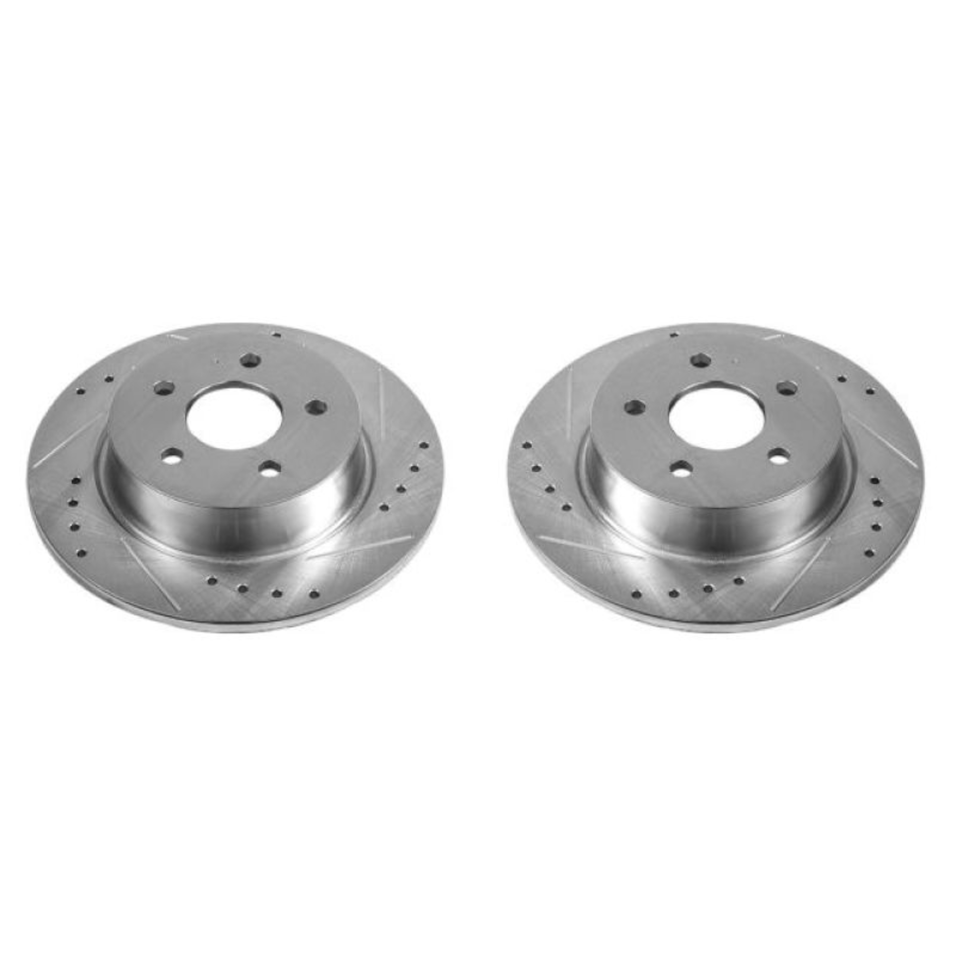 Picture of Power Stop 13-18 Ford C-Max Rear Evolution Drilled & Slotted Rotors - Pair
