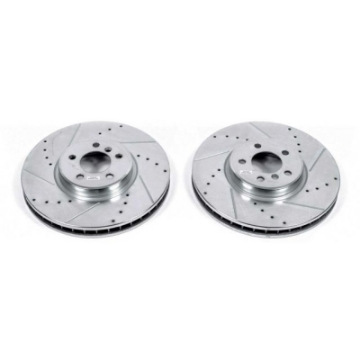 Picture of Power Stop 11-18 BMW X5 Front Evolution Drilled & Slotted Rotors - Pair