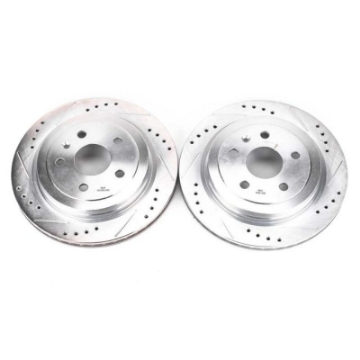 Picture of Power Stop 08-18 Cadillac CTS Rear Evolution Drilled & Slotted Rotors - Pair