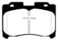 Picture of EBC 93-98 Toyota Supra 3-0 Twin Turbo Yellowstuff Front Brake Pads