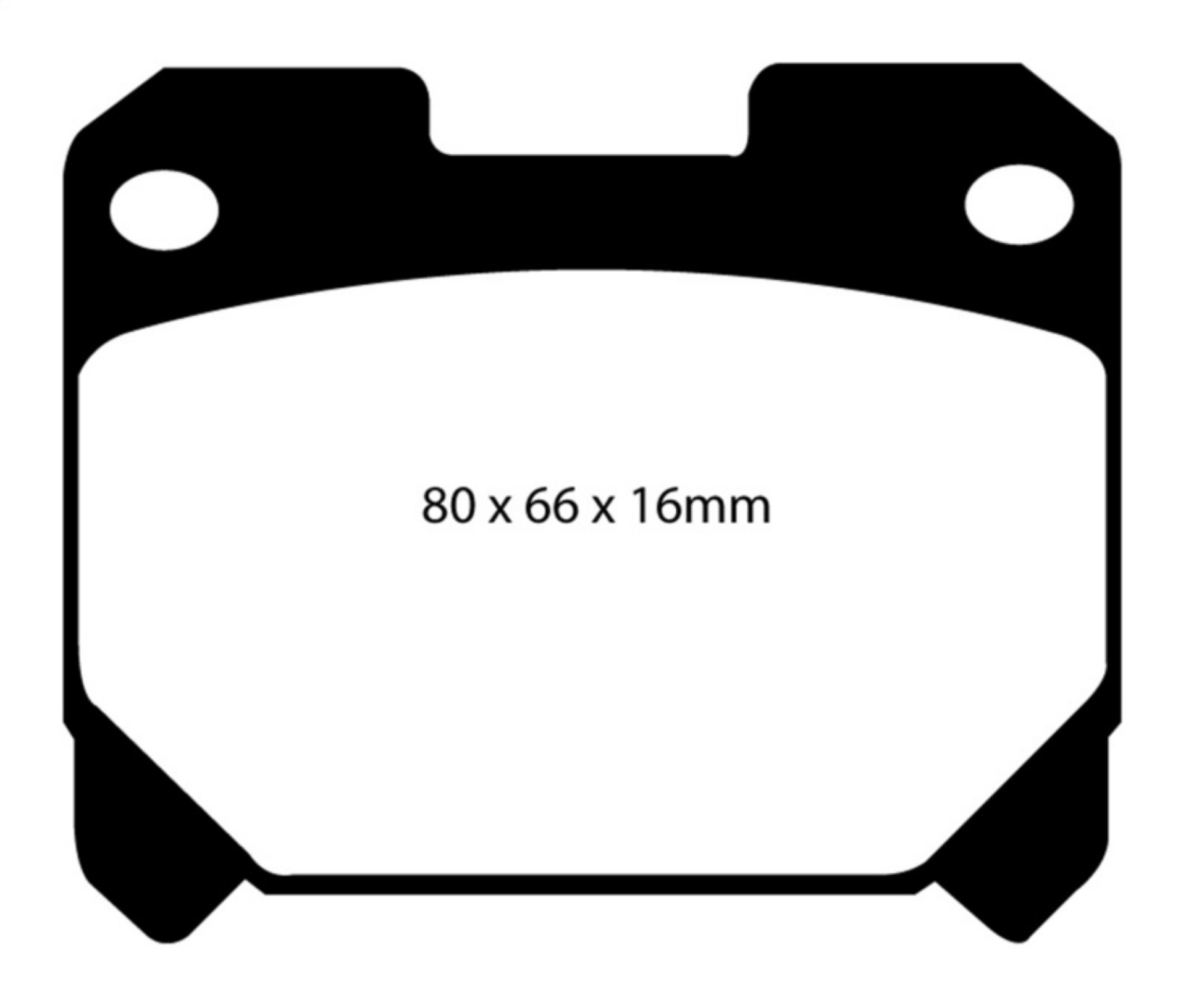Picture of EBC 93-98 Toyota Supra 3-0 Twin Turbo Yellowstuff Rear Brake Pads