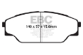 Picture of EBC 93-98 Toyota T100 Pick Up 1 Ton 2WD Yellowstuff Front Brake Pads