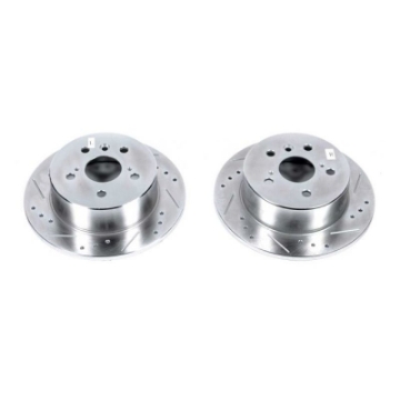Picture of Power Stop 13-18 Lexus ES300h Rear Evolution Drilled & Slotted Rotors - Pair