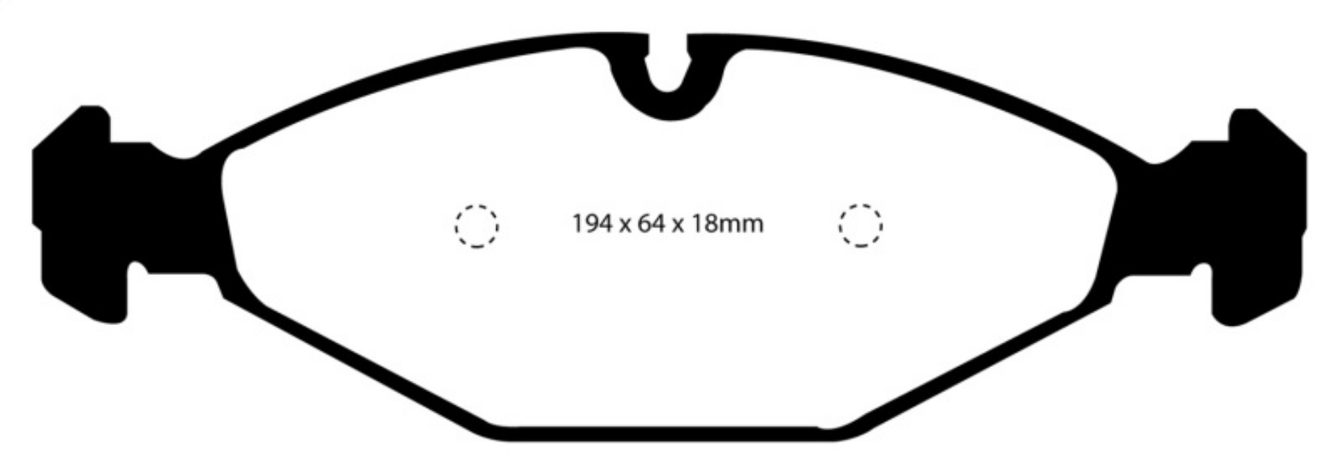 Picture of EBC 94 Jaguar XJ12 6-0 Yellowstuff Front Brake Pads