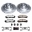 Picture of Power Stop 95-97 Ford Ranger Front Z36 Truck & Tow Brake Kit