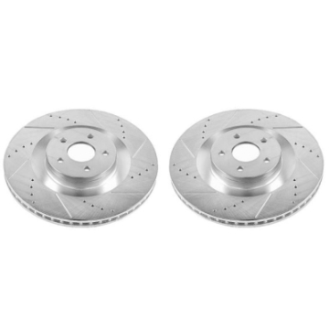 Picture of Power Stop 16-18 Ford Focus Front Evolution Drilled & Slotted Rotors - Pair