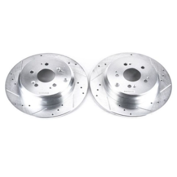 Picture of Power Stop 07-13 Acura MDX Rear Evolution Drilled & Slotted Rotors - Pair