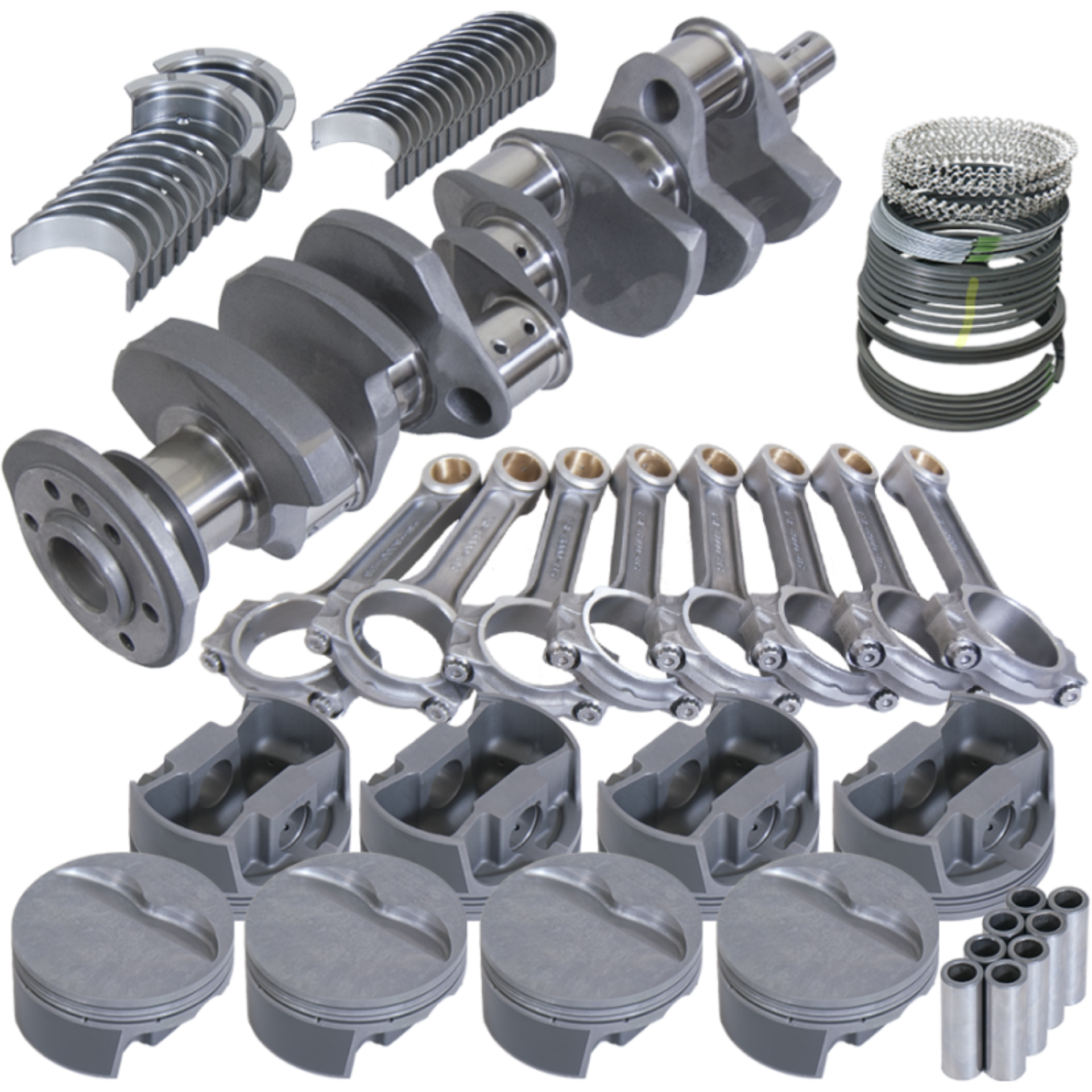 Picture of Eagle Chevy Pro Street 383 Rotating Assembly 4140 Crankshaft w- 4340 I Beam Rods & Flat Top Pistons