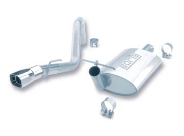 Picture of Borla 91-95 Jeep Wrangler YJ 4-0L 6cyl 4WD 2Dr SS Single Right Rear Exit Cat-Back Exhaust