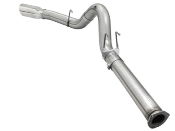 Picture of aFe MACHForce XP Exhaust 5in DPF-Back SS Exh 2015 Ford Turbo Diesel V8 6-7L Polished Tip