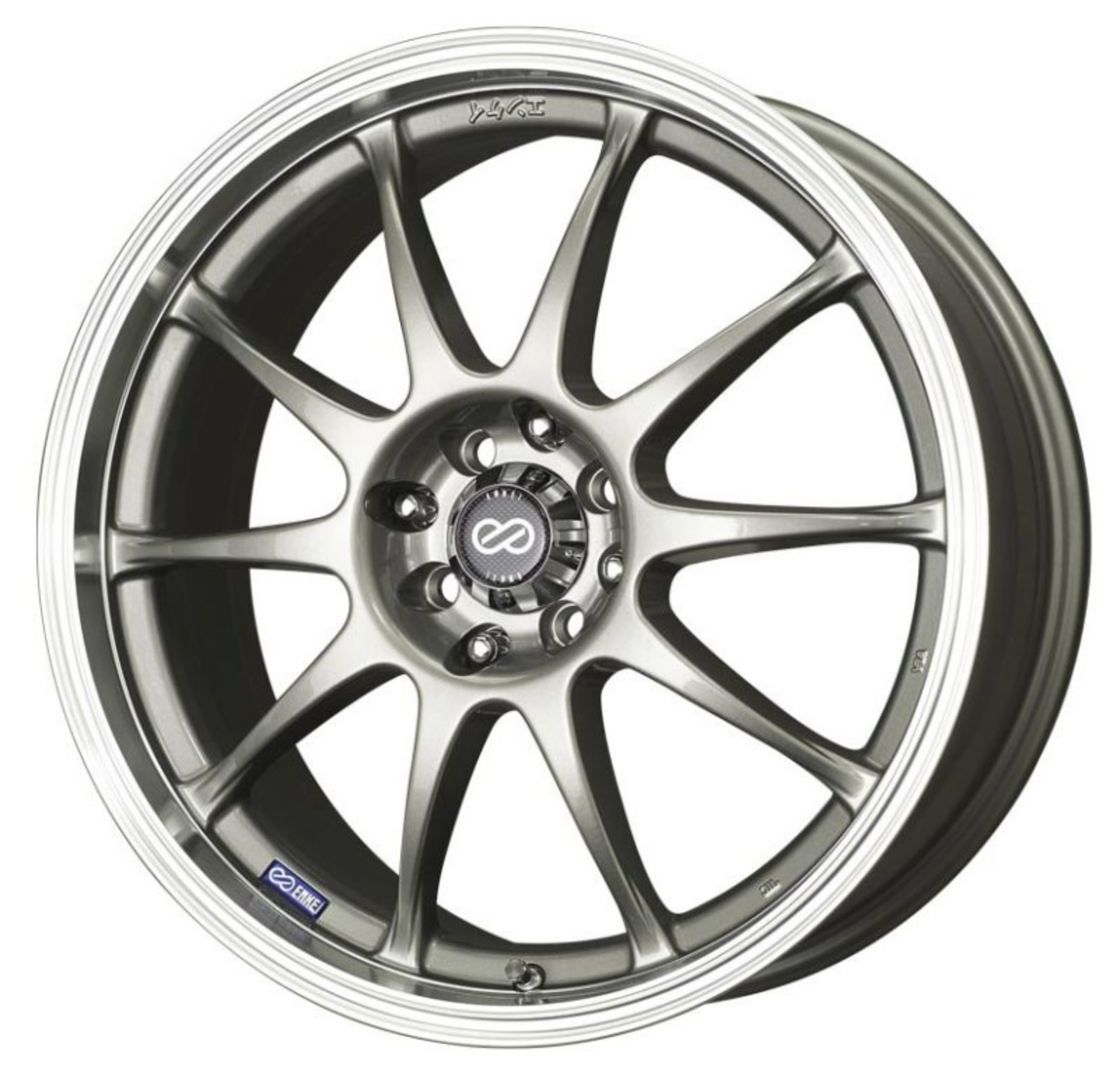 Picture of Enkei J10 15x6-5 4x100-108 38mm Offset 72-6mm Bore Dia Silver w- Machined Lip Wheel