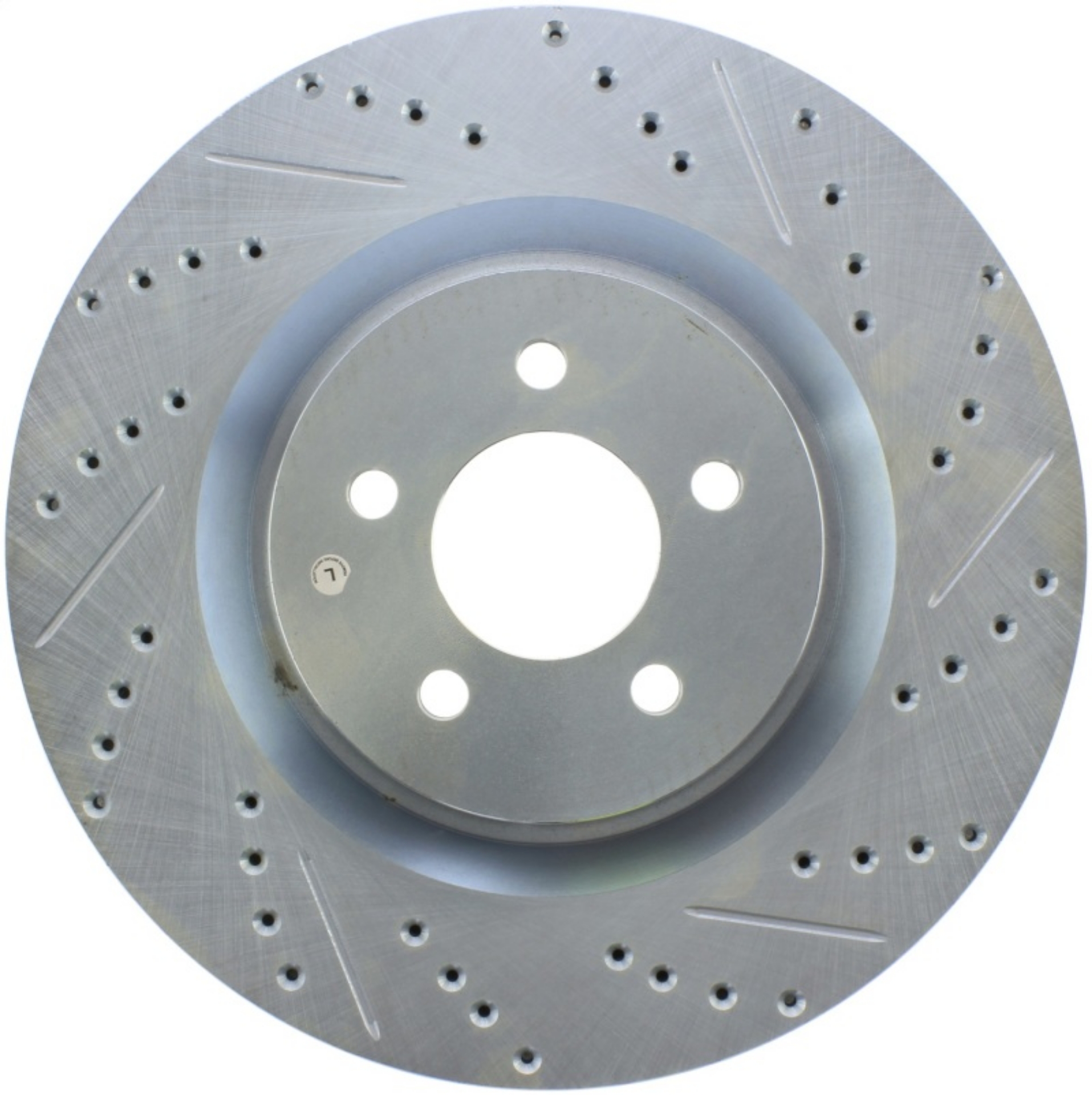 Picture of StopTech Select Sport 07-10 Ford Shelby Slotted and Drilled Left Rotor