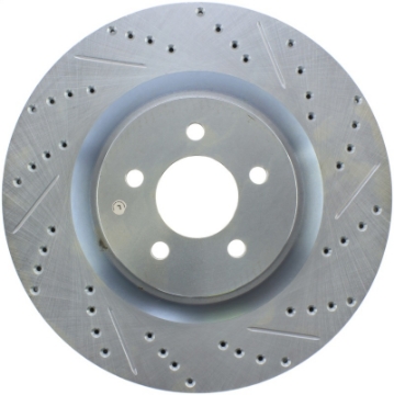 Picture of StopTech Select Sport 07-10 Ford Shelby Slotted and Drilled Left Rotor