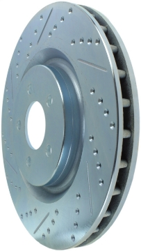 Picture of StopTech Select Sport 07-10 Ford Shelby Slotted and Drilled Right Rotor