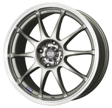 Picture of Enkei J10 18x7-5 5x100-114 38mm Offset 72-6mm Bore Dia Silver w- Machined Lip Wheel