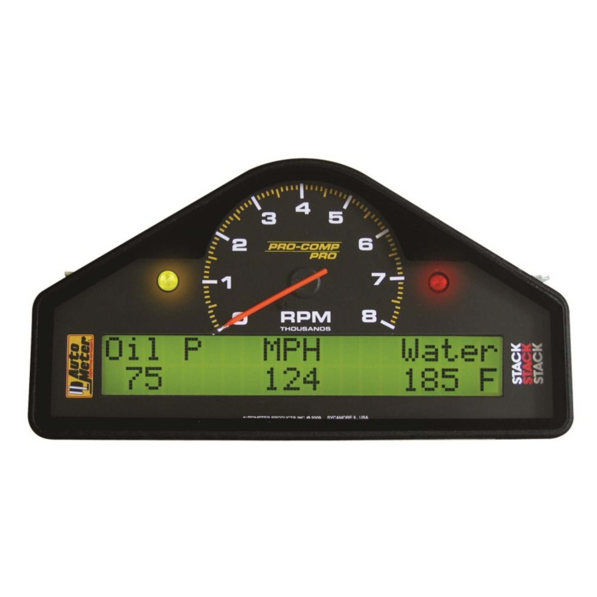 Picture of Autometer Pro-Comp Street Dash RPM-Speed-Oil Press & Temp-WaterTemp-Fuel Level-Battery Voltage Gauge